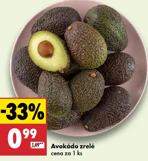 Avokádo zrelé