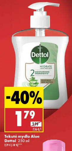 Dettol Tekuté mydlo Aloe