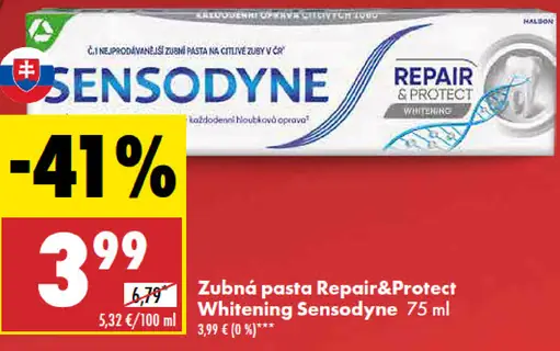 Sensodyne Zubná pasta Repair&Protect Whitening