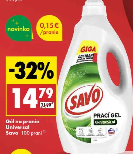 Savo Gél na pranie Universal