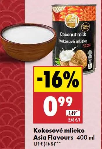 Asia Flavours Kokosové mlieko