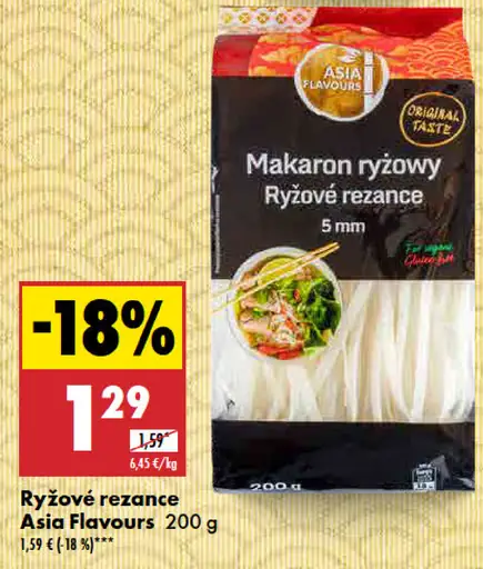 Asia Flavours Ryžové Rezance
