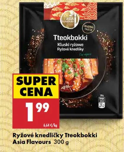 Asia Flavours Ryžové knedličky Tteokbokki