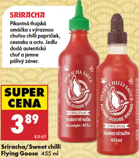Flying Goose Sriracha/Sweet chilli