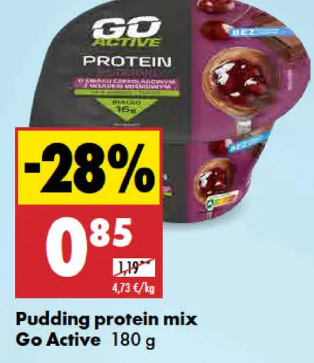 Go Active Pudding proteínový