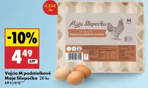 Moja Sliepočka Vajcia M
