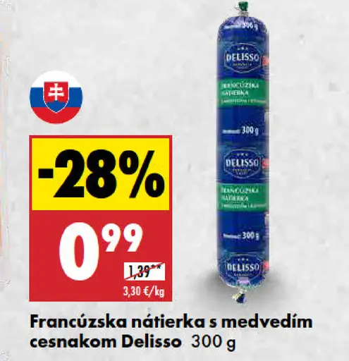 Delisso Francúzska nátierka s medvedím cesnakom