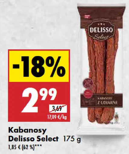 Delisso Kabanosy z udiareň