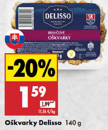 Oškvarky Delisso