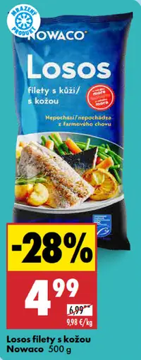 Nowaco Losos filety s kožou