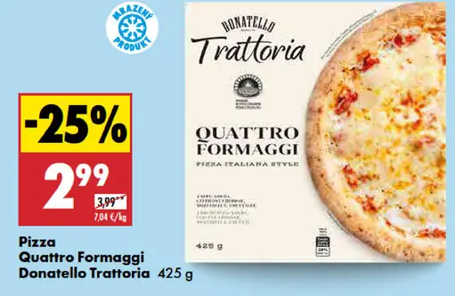 Donatello Trattoria Pizza Quattro Formaggi