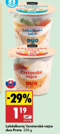 Preto duo čertovské vajce