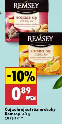 Remsey Čaj zohrej sa! rôzne druhy