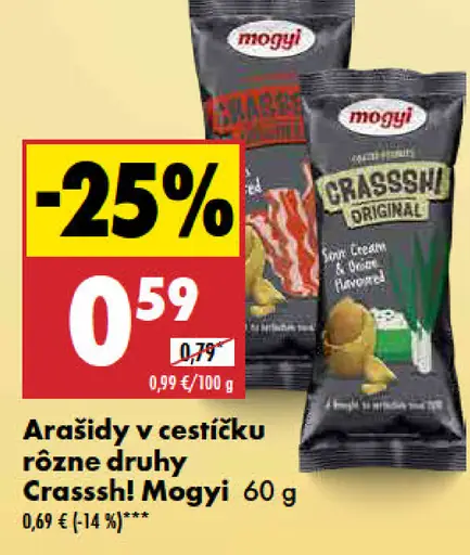 Mogyi Arašidy v cestíčku