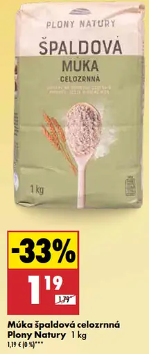 Plony Natury Múka špáldová celozrnná