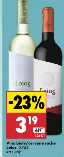 Loios Vino biele/červené suché