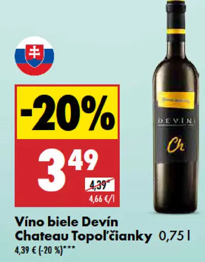 Devin Chateau Topoľčianky Vino biele