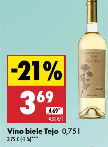 Vino biele Tejo