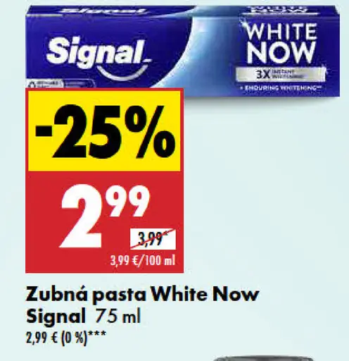 Signal White Now Zubná pasta