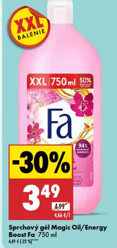 Fa sprchový gél Magic Oil/Energy Boost