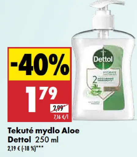 Dettol Tekuté mydlo Aloe