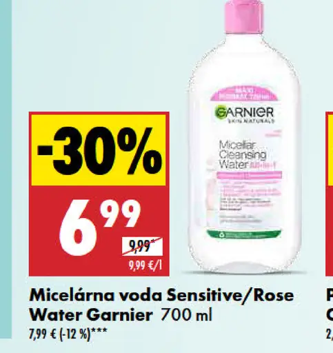 Garnier Micelárna voda Sensitive/Rose Water