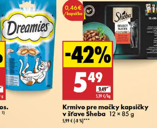 Sheba Krmivo pre mačky kapsičky v šťave