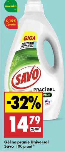 Savo Gél na pranie Universal