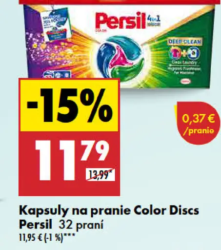 Persil kapsuly na pranie Color Discs
