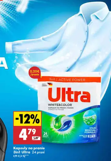 Ultra kapsuly na pranie 3in1