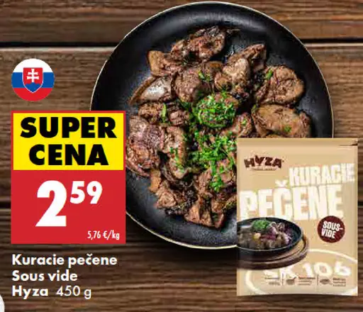Hyza kuracie pečené sous-vide