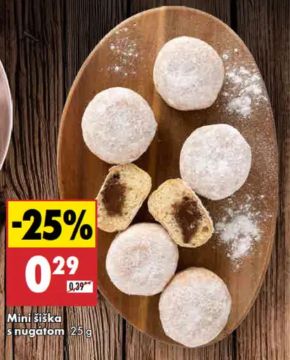 Mini šiška s nugátom