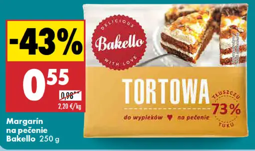 Margarín na pečenie Bakello