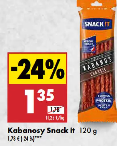 Snack it Kabanosy classic