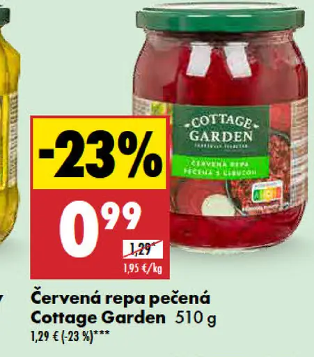 Cottage Garden Červená repa pečená klasik/s cibuľou
