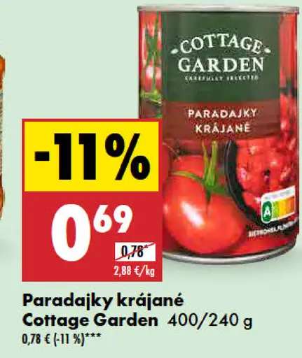 Cottage Garden Paradajky celé
