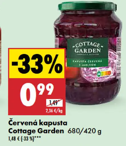 Cottage Garden Červená kapusta