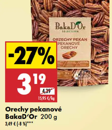 BakaD'Or orechy pekanové
