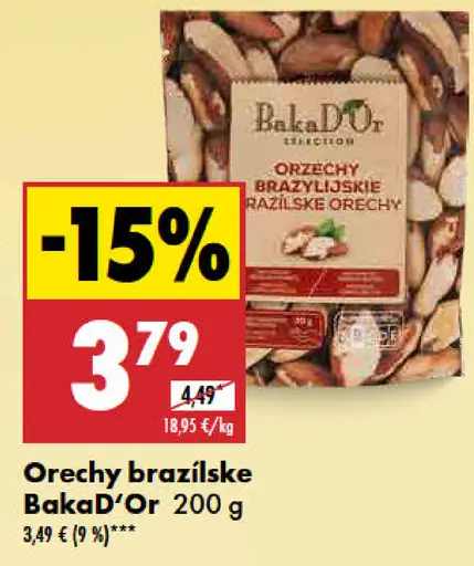 BakaD'Or Orechy brazílske