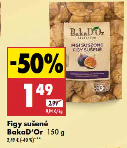 BakaD'Or Figy sušené