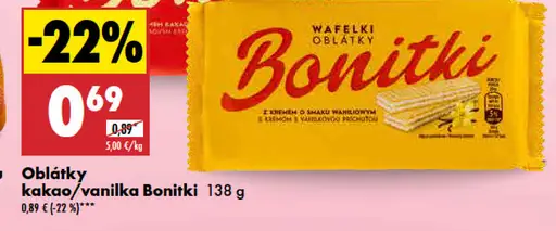 Bonitki Oblátky kakao/vanilka
