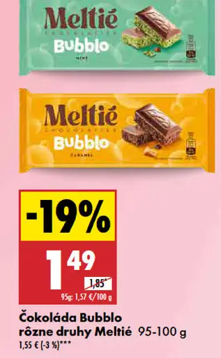 Meltie Čokoláda Bubblo
