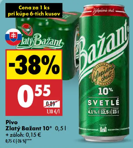 Zlatý Bažant 10°