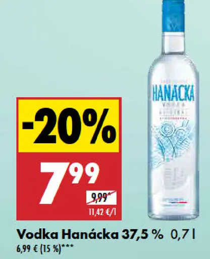 Hanácká Vodka 37,5%