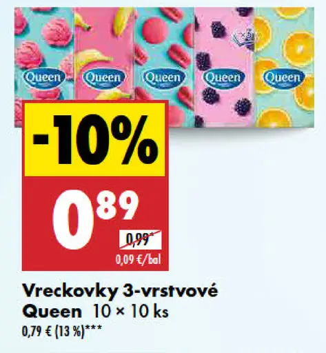 Queen Vreckovky 3-vrstvové