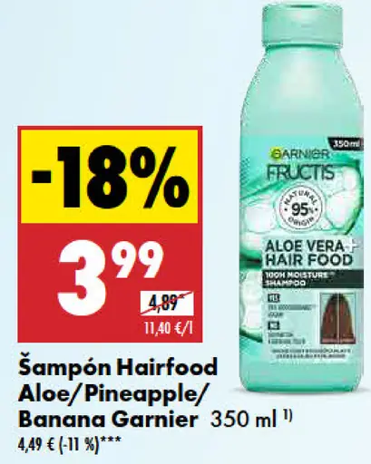 Garnier Šampón Hairfood Aloe