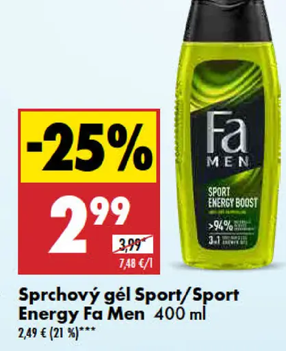 Fa Men sprchový gél Sport