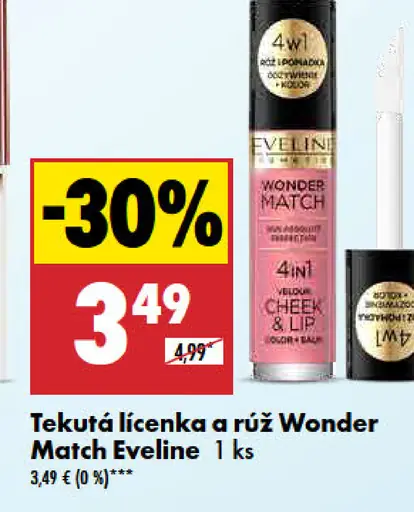 Eveline lícenka a rúž