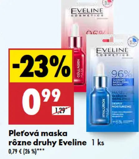 Eveline pleťová maska