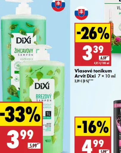 Dixi Vlasové tonikum Arvit